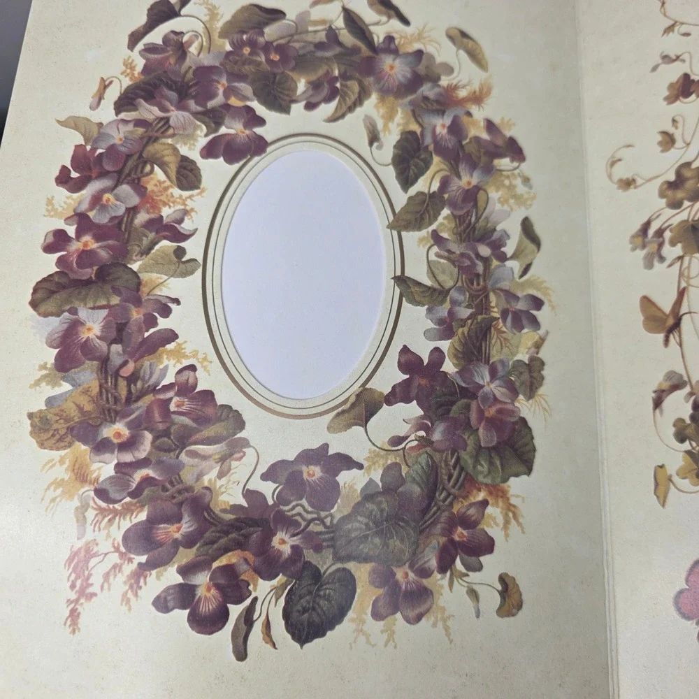 The Victorian Photograph Album Burgundy Ribbon Tie Wedding Anniversary Gift